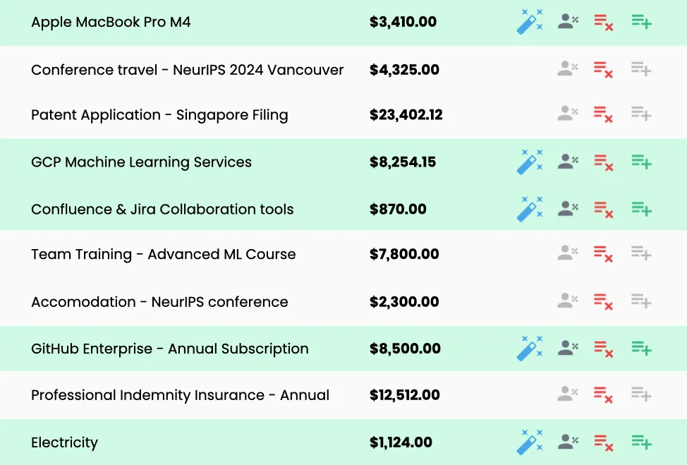 icon related to Automatically allocate transactions